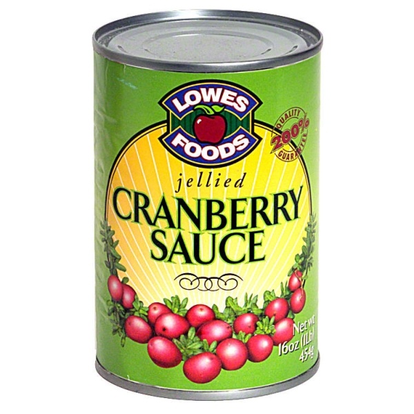 slide 1 of 1, Lowes Foods Cranberry Sauce Jellied, 14 oz