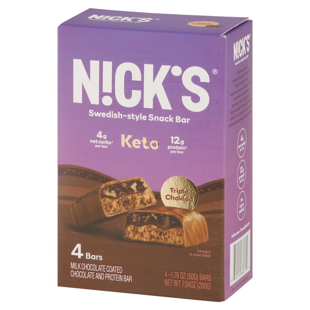 slide 9 of 9, Nick's Triple Chocolate, 4 ct