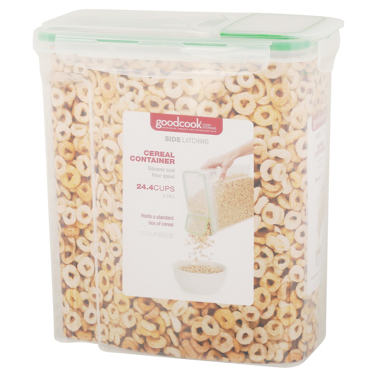 slide 8 of 13, Good Cook Dry Storage Cereal Container, 1 ct