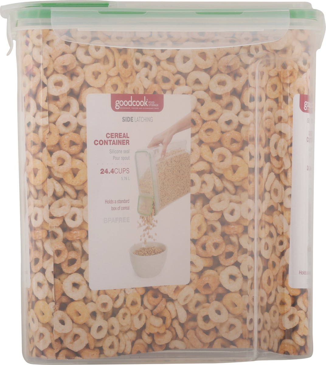 slide 9 of 13, Good Cook Dry Storage Cereal Container, 1 ct