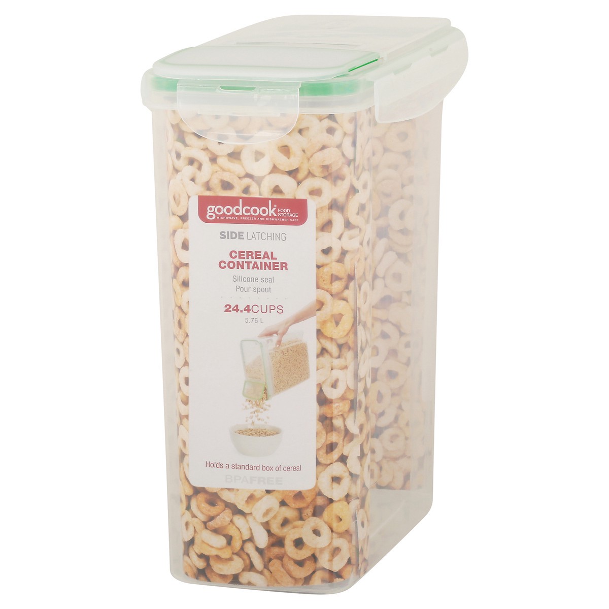 slide 2 of 13, Good Cook Dry Storage Cereal Container, 1 ct