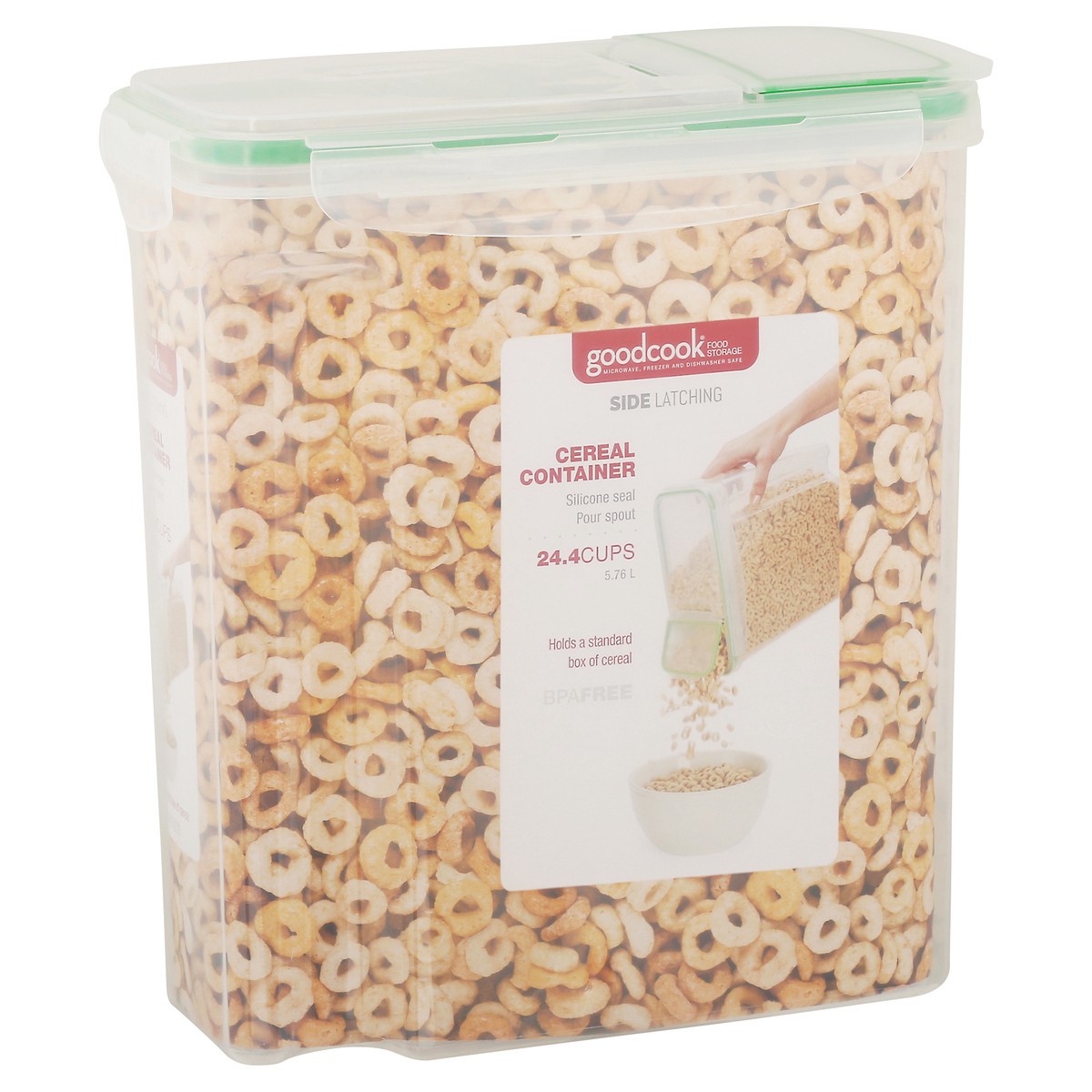 slide 7 of 13, Good Cook Dry Storage Cereal Container, 1 ct