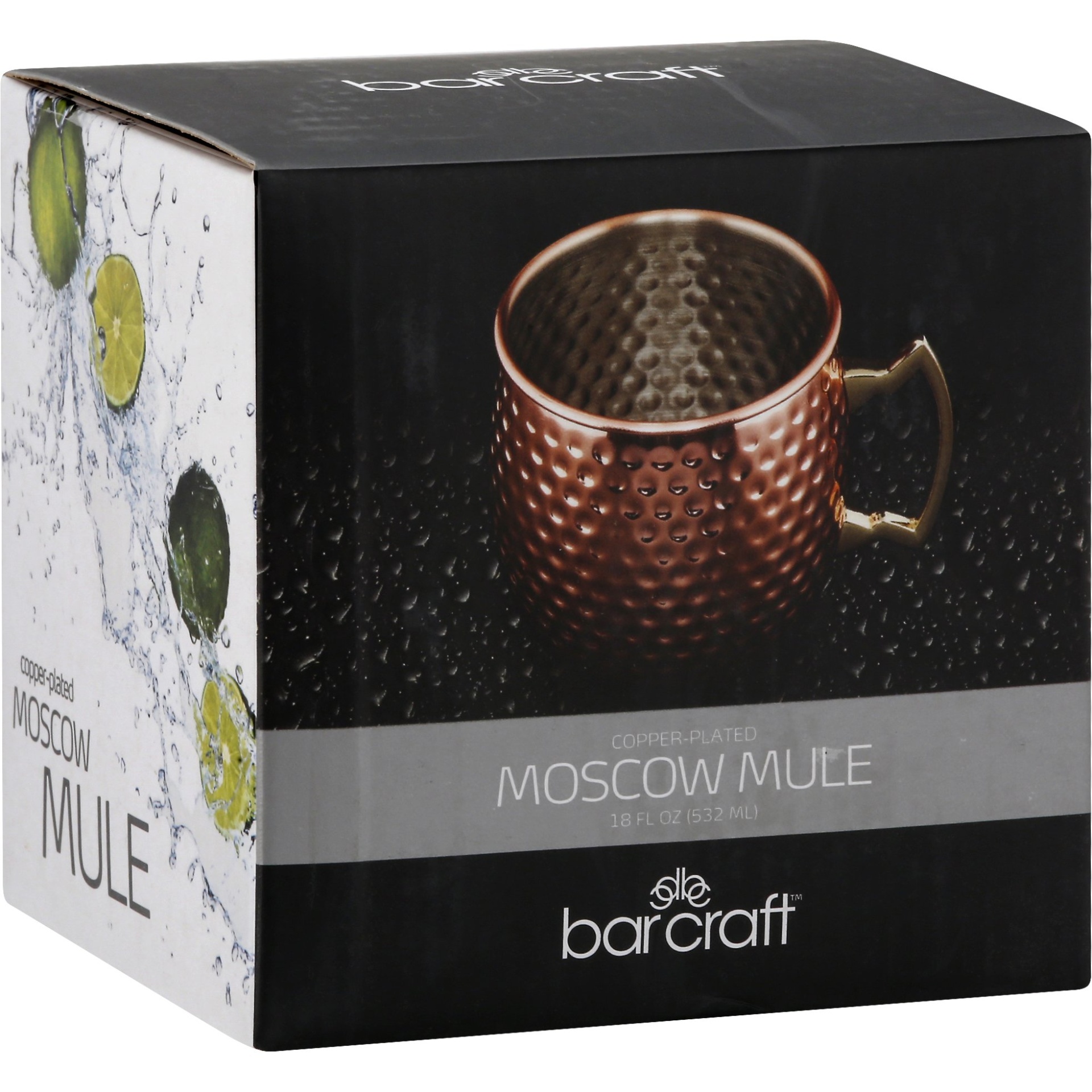 slide 1 of 1, Barcraft Copper Plated Moscow Mule Mug, 18 oz