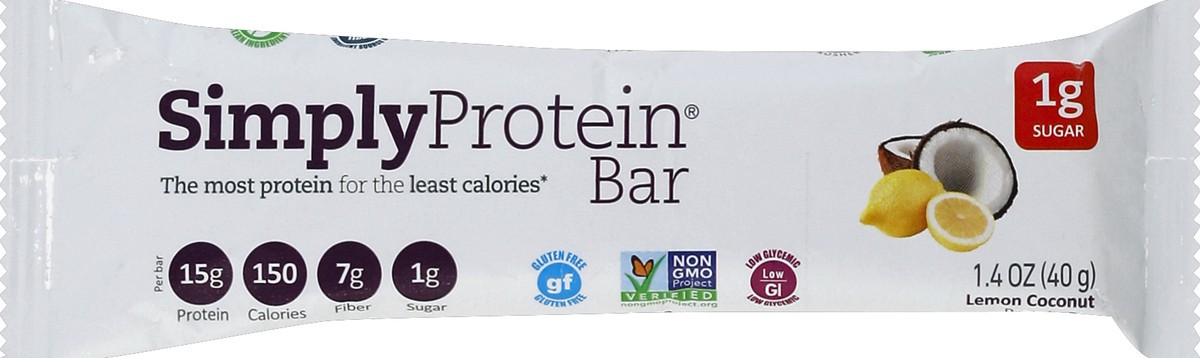 slide 4 of 5, SimplyProtein Protein Bar 1.4 oz, 1.4 oz