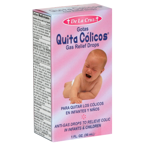 slide 1 of 1, De la Cruz Gotas Quita Cólicos Infant Colic Drops, 1 fl oz