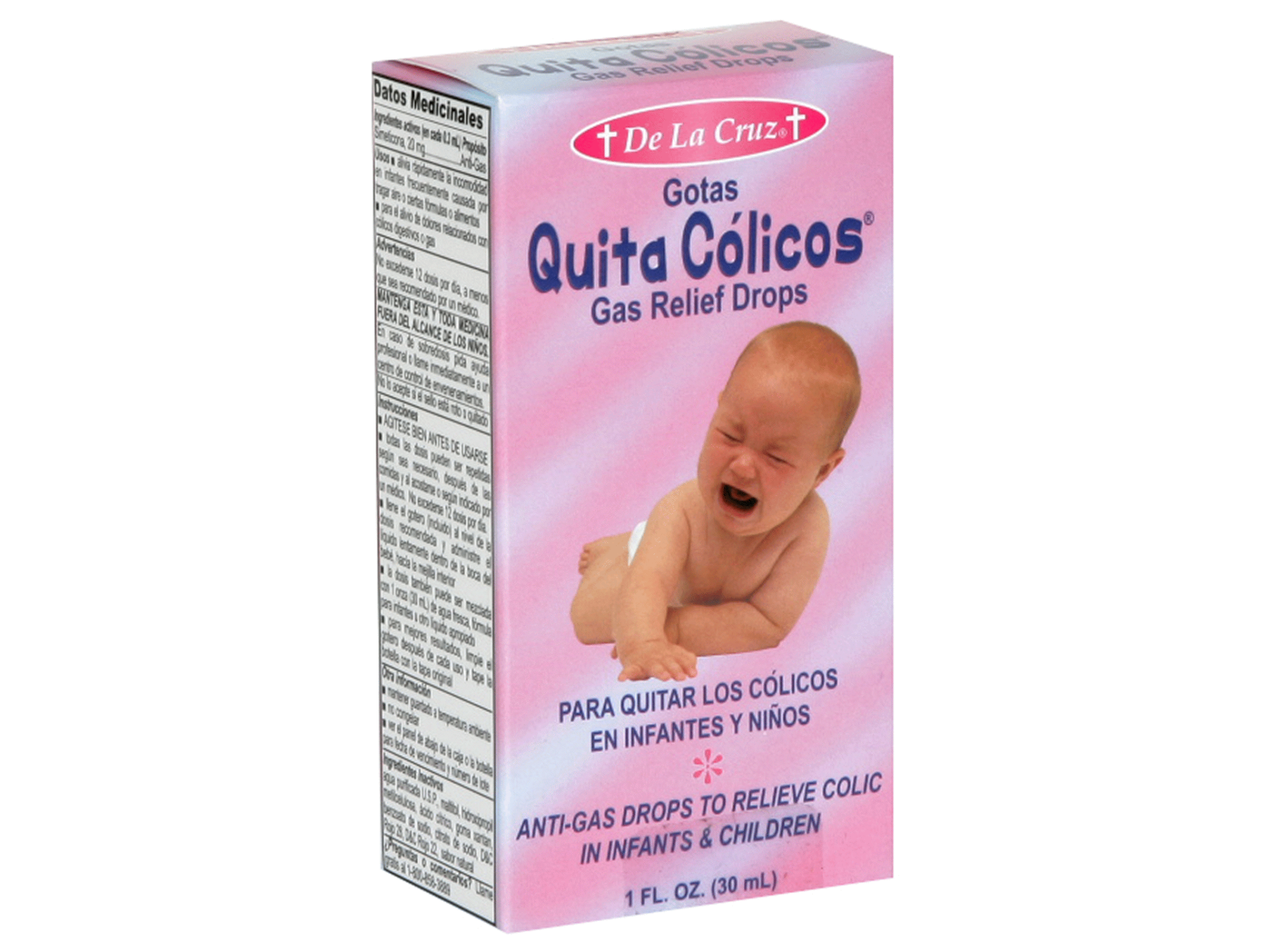 slide 1 of 1, De la Cruz Gotas Quita Cólicos Infant Colic Drops, 1 fl oz