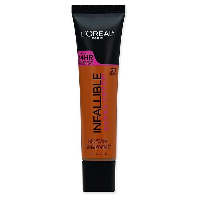 slide 2 of 2, L'Oréal Infallible Total Cover Foundation, Creme Cafe, 1 fl oz