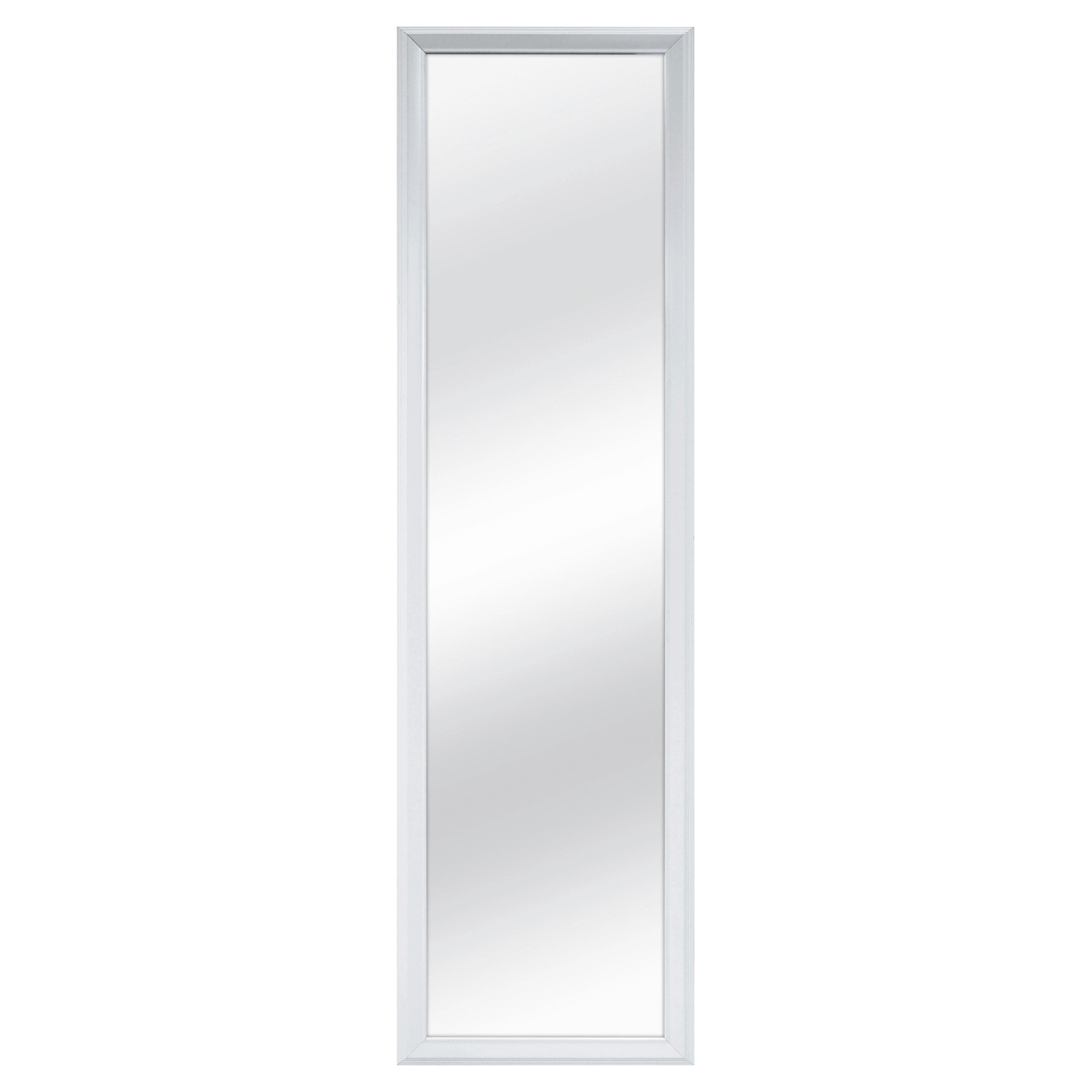 slide 1 of 1, MCS Over The Door Mirror - White - 14 x 50, 1 ct