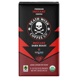 Death Wish Coffee Co. Instant Coffee Packets- 8 ct