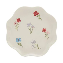 Holiday Home Stoneware Scalloped Salad Plate, 1 pc