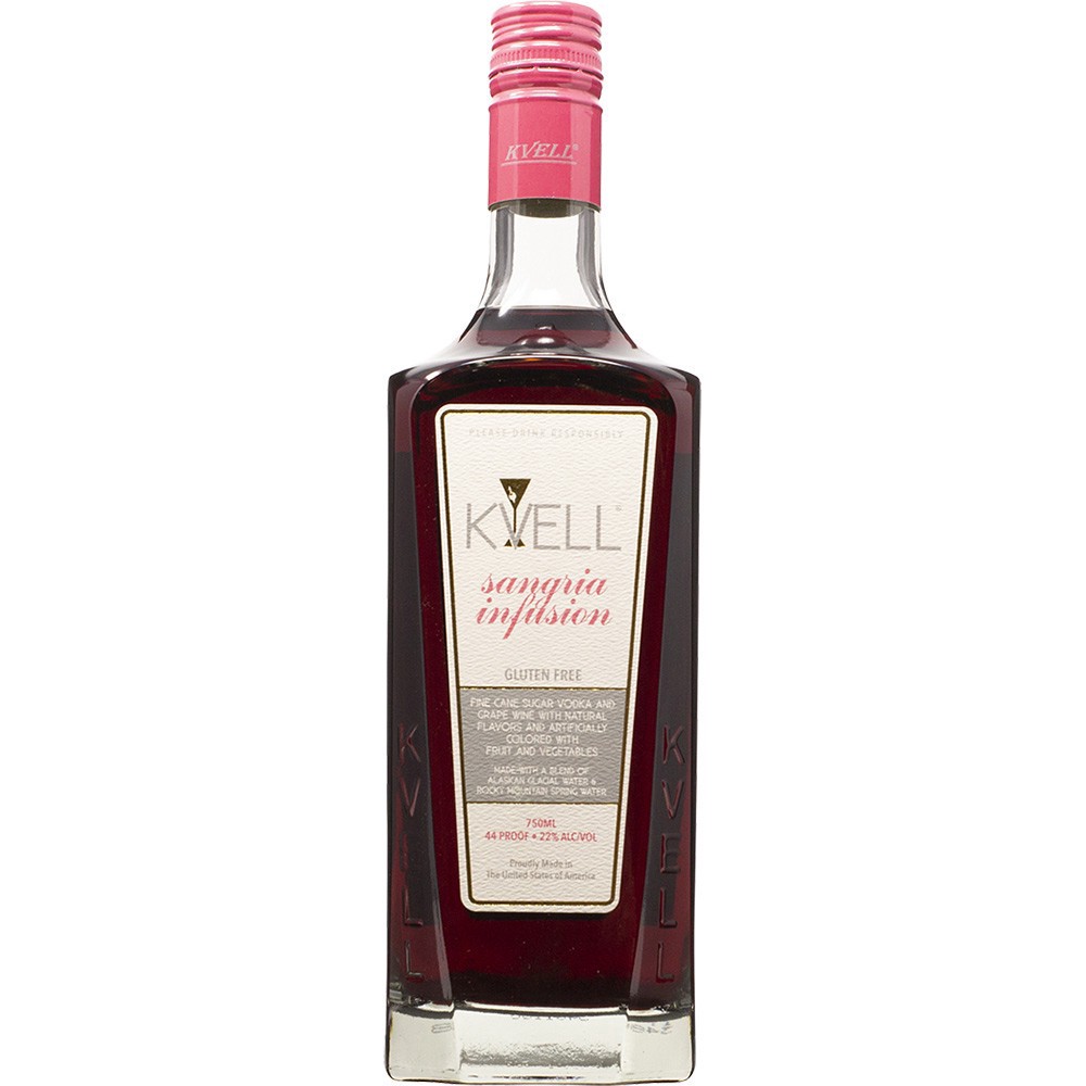 slide 1 of 1, Kvell Sangria Vodka, 750 ml
