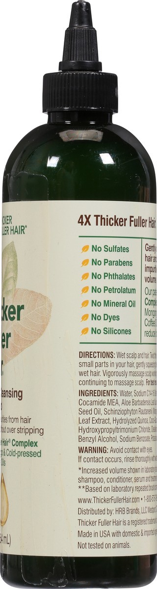 slide 4 of 9, Thicker Fuller Hair Gentle Cleansing Shampoo 12 fl oz, 12 fl oz