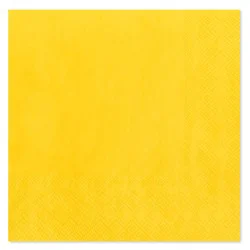 American Greetings Solid Yellow 2-Ply Napkins - 20 count