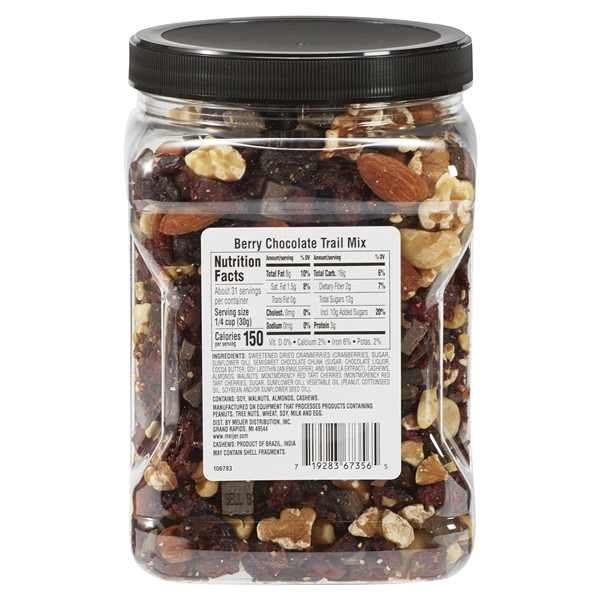 slide 4 of 5, Meijer Berry Chocolate Trail Mix, 33 oz