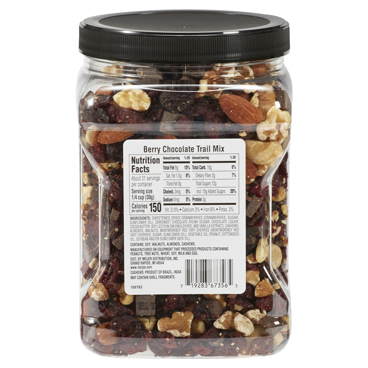 slide 5 of 5, Meijer Berry Chocolate Trail Mix, 33 oz