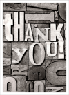 slide 1 of 1, Avanti Card Thanks Thank You In Metal Le, 1 ct