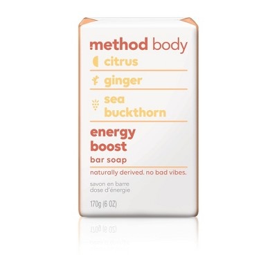 slide 1 of 1, Method Experiential Bar Soap Energy Boost, 6 oz