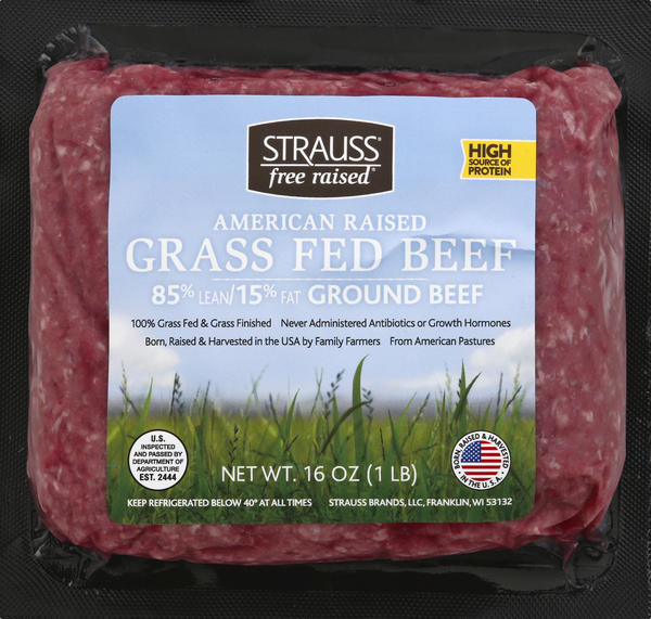 H-E-B Grass Fed & Finished Ground Beef, 85% Lean