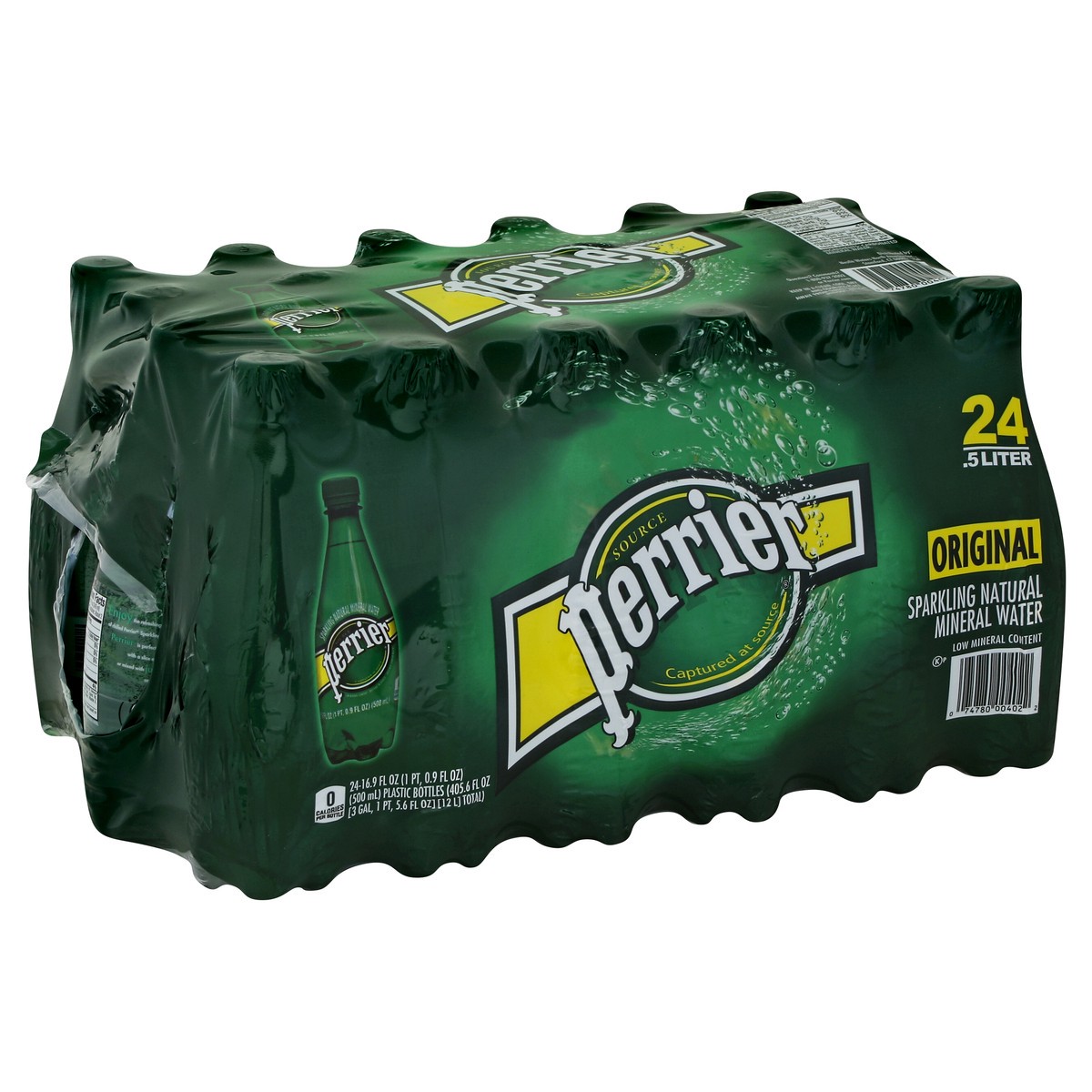 slide 3 of 5, Perrier Sparkling Water, Plastic Water Bottles - 24 ct, 24 ct