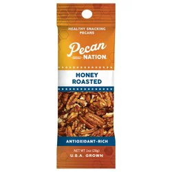Pecan Nation Honey Roasted Pecan Pieces 1 oz