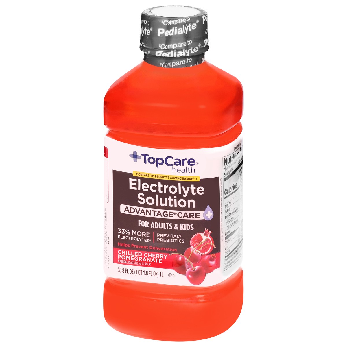slide 16 of 16, TopCare Health Advantage Care+ Chilled Cherry Pomegranate Electrolyte Solution 33.8 fl oz, 33.8 fl oz