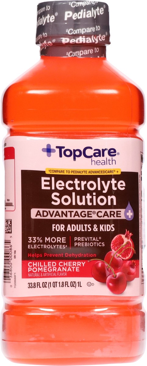 slide 13 of 16, TopCare Health Advantage Care+ Chilled Cherry Pomegranate Electrolyte Solution 33.8 fl oz, 33.8 fl oz