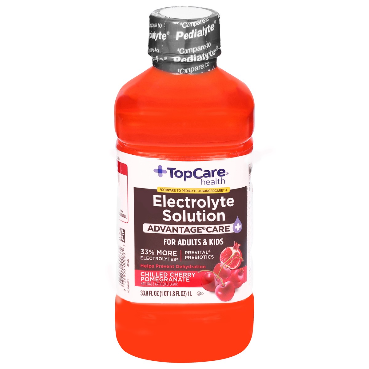 slide 7 of 16, TopCare Health Advantage Care+ Chilled Cherry Pomegranate Electrolyte Solution 33.8 fl oz, 33.8 fl oz