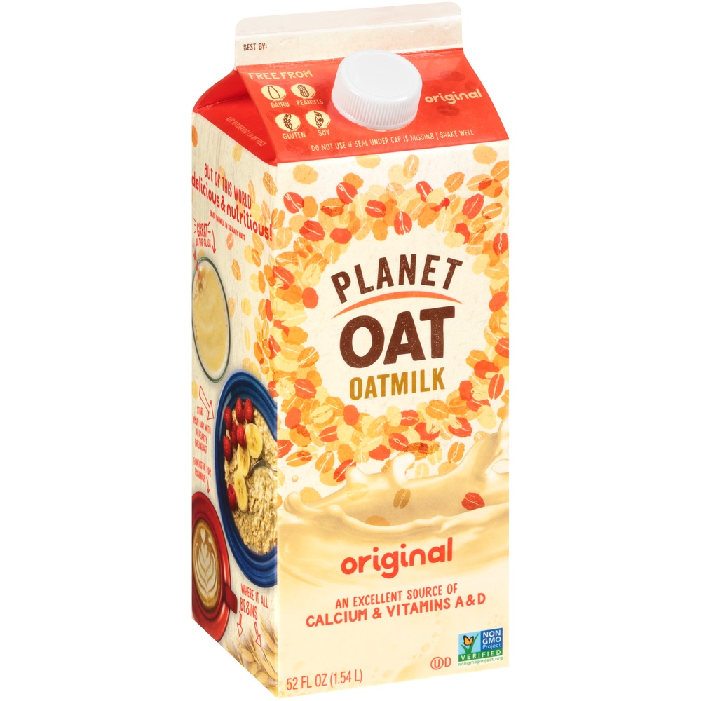 slide 4 of 8, Planet Oat Original Oatmilk, 52 oz, 52 fl oz