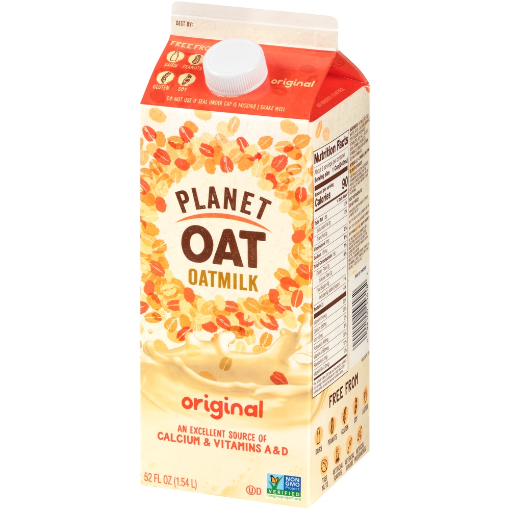 slide 6 of 8, Planet Oat Original Oatmilk, 52 oz, 52 fl oz