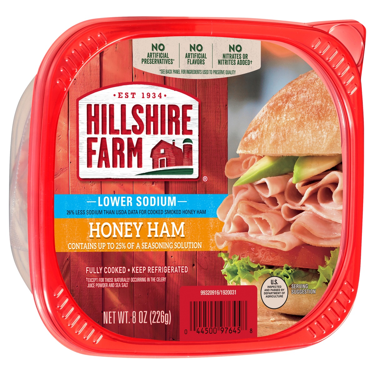 slide 2 of 10, Lower Sodium Ultra Thin Sliced Honey Ham, 8 oz