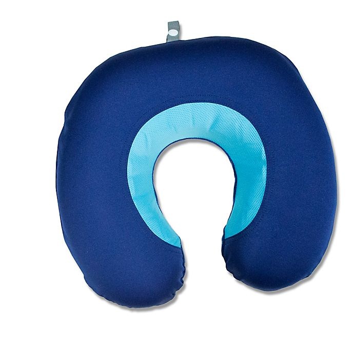 slide 1 of 1, Airia Luxury Neck Travel Pillow - Navy, 1 ct