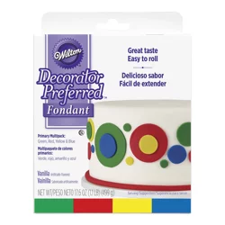 Wilton ROLLED FONDANT MULTIPACK PRIMARY