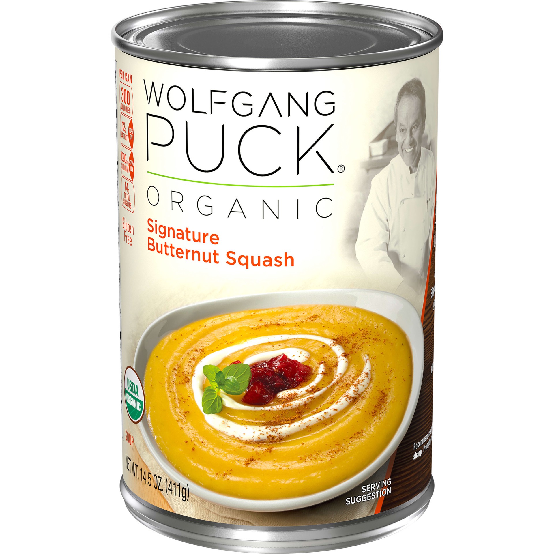 slide 1 of 5, Wolfgang Puck Organic Signature Butternut Squash Soup, 14.5 oz. Can, 14.5 oz