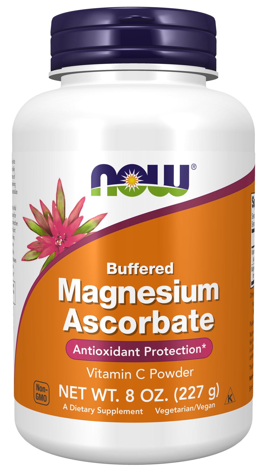 slide 1 of 4, NOW Magnesium Ascorbate Powder - 8 oz., 8 oz