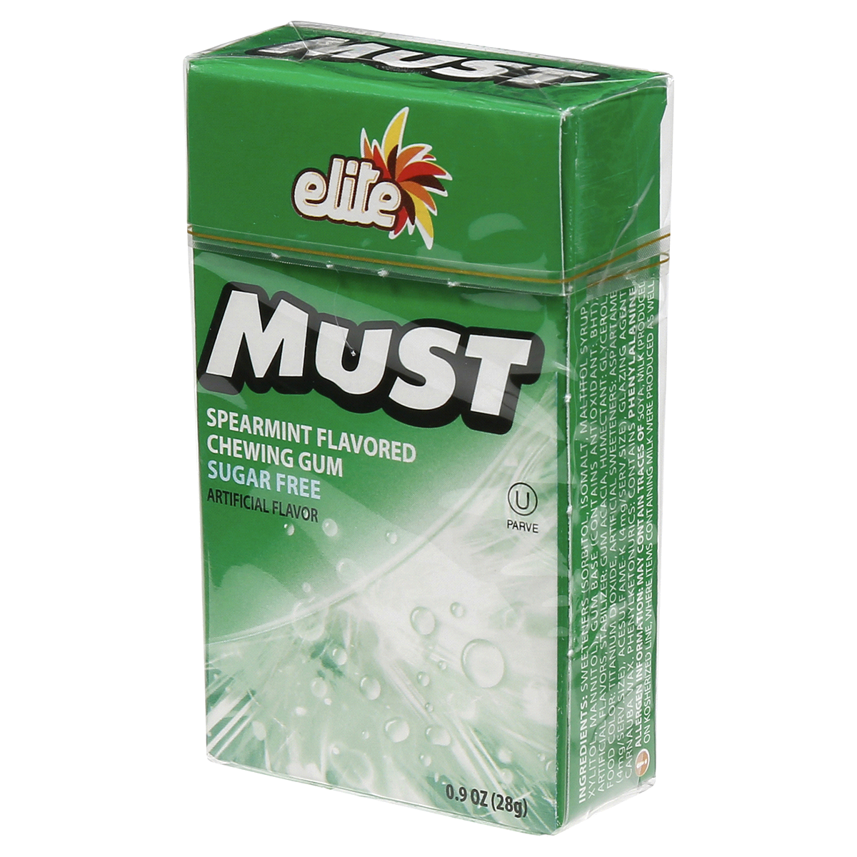 slide 5 of 6, Elite Must Spearmint Sugar Free Chewing Gum, 20 ct