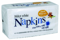 slide 1 of 1, Check This Out... White Napkins, 160 ct