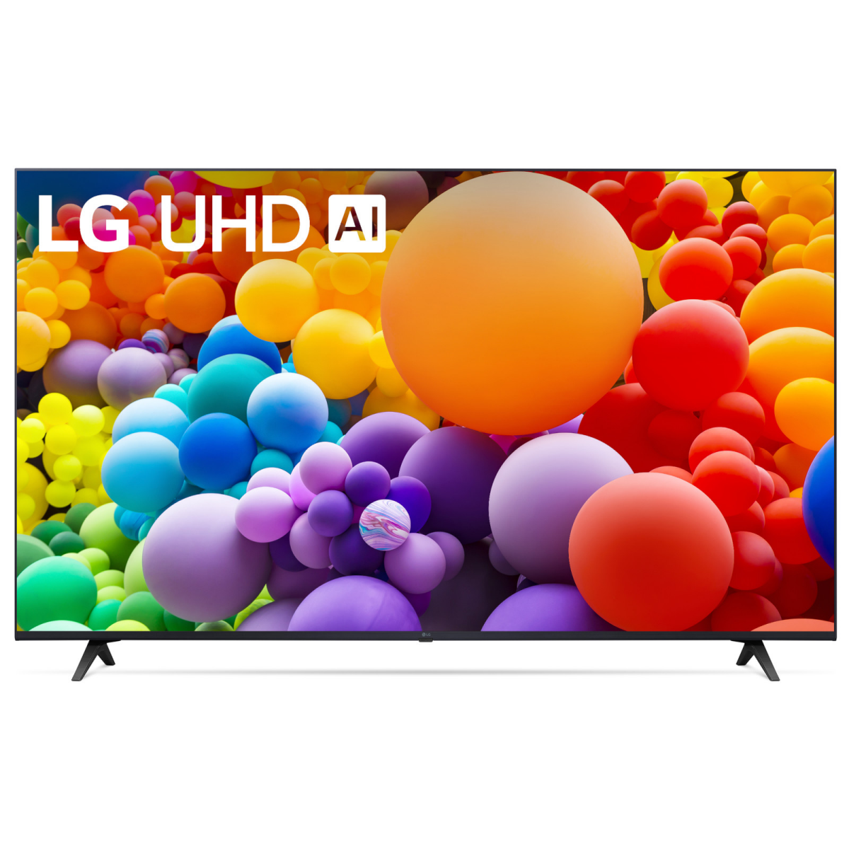 slide 1 of 8, LG 55" class UT75 series 4K UHD TV with webOS 24 - 55UT7570PUB, 55 in