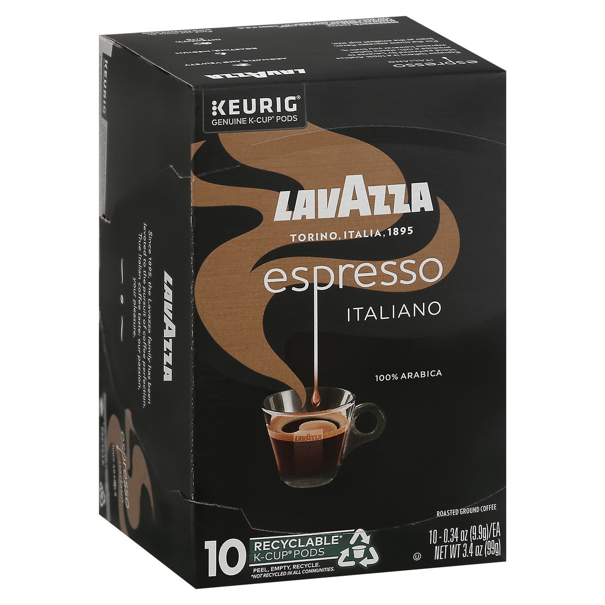 slide 3 of 9, Lavazza Espresso Italiano K-Cups, 10 ct