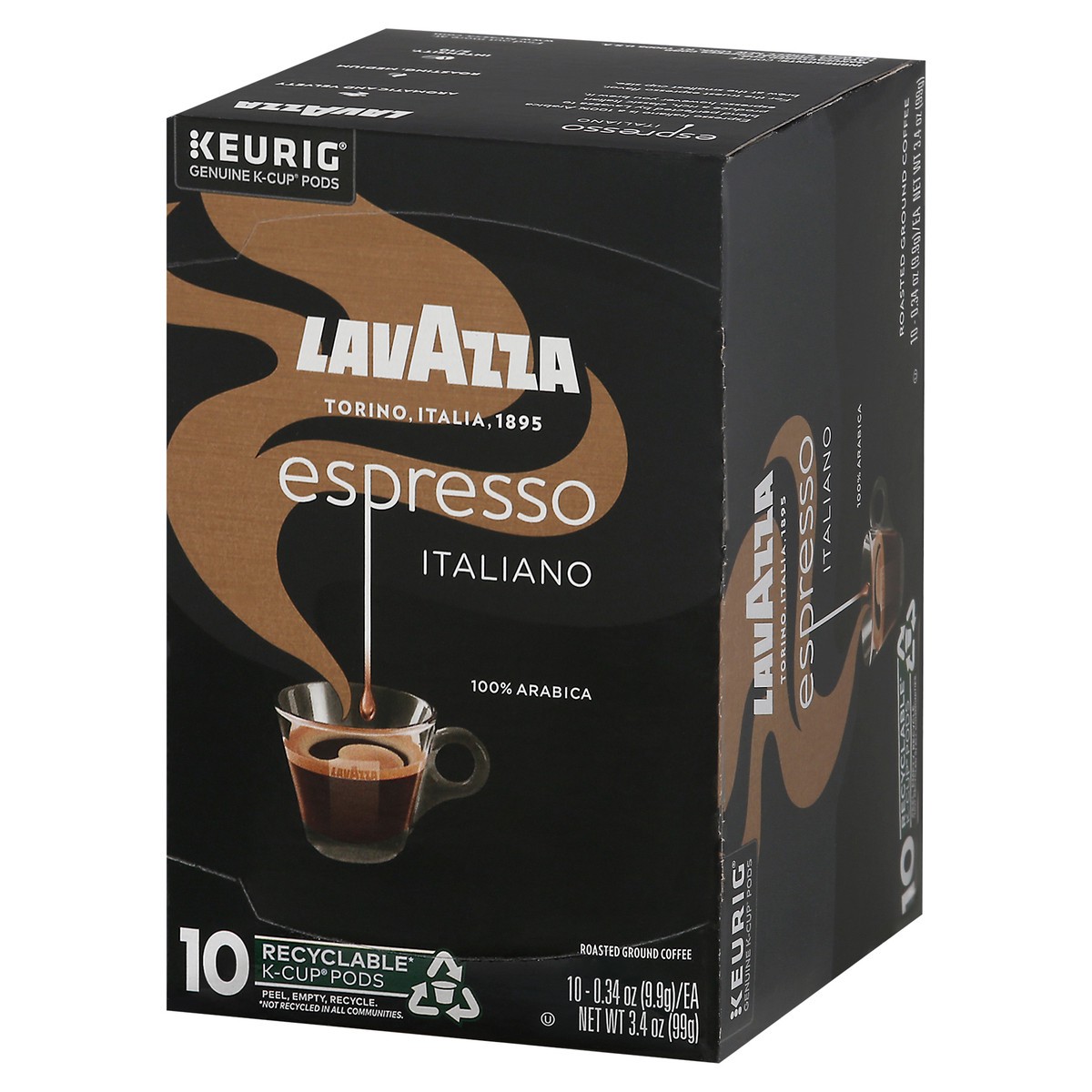 slide 4 of 9, Lavazza Espresso Italiano K-Cups, 10 ct