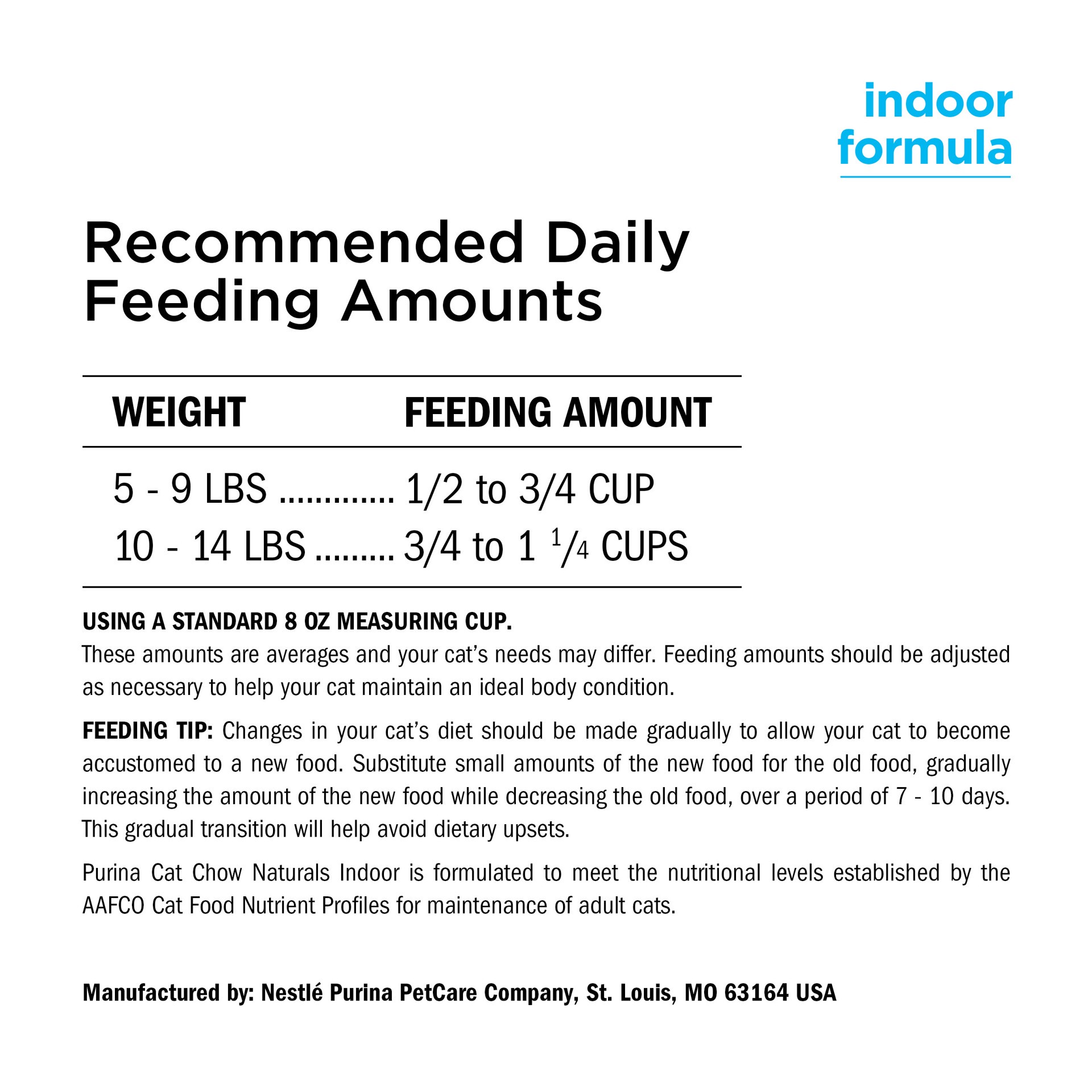 slide 9 of 9, Cat Chow Purina Naturals Indoor Dry Cat Food, 6.3 Lb., 1 ct