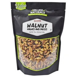 Valued Naturals Halves & Pieces Walnut - 19 Oz.