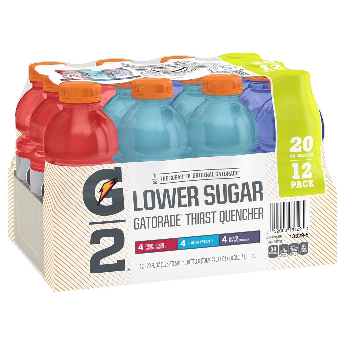 slide 8 of 9, G2 Lower Sugar Thirst Quencher Variety Pack - 240 oz, 240 oz