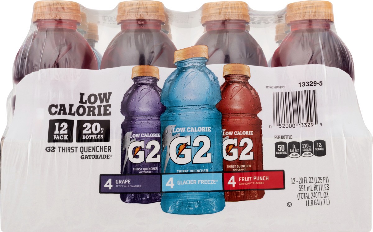 slide 2 of 9, G2 Lower Sugar Thirst Quencher Variety Pack - 240 oz, 240 oz