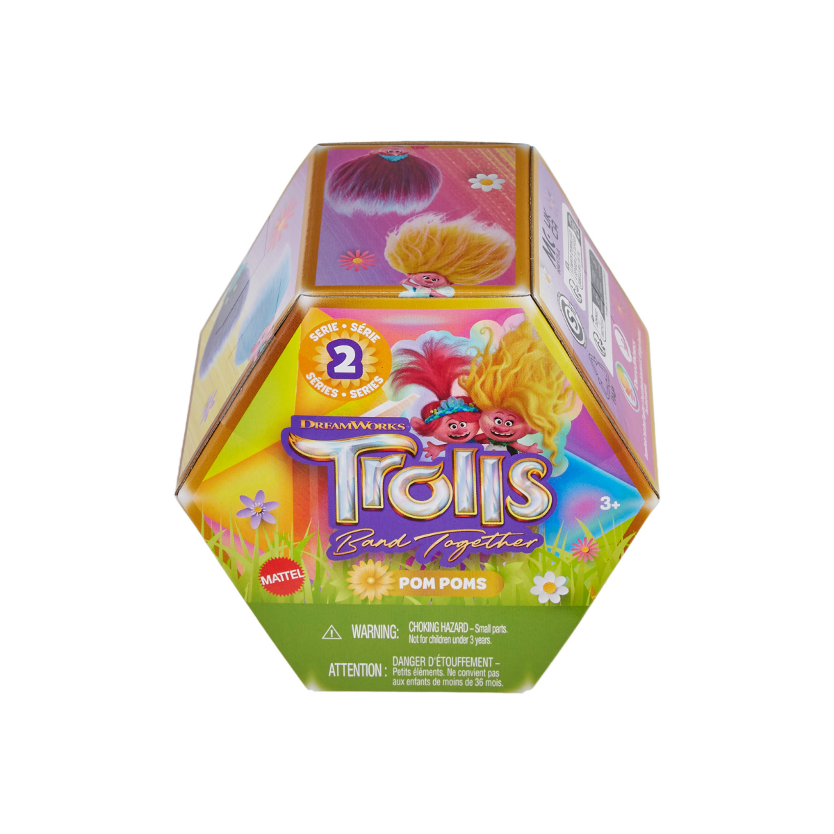 slide 1 of 17, MATTEL GAMES Trolls 3 Band Together Pom Poms Assortment, 1 ct