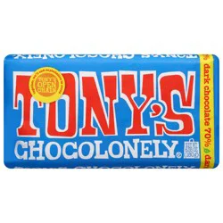 Tony's Chocolonely Dark Chocolate 70% 6.35 oz