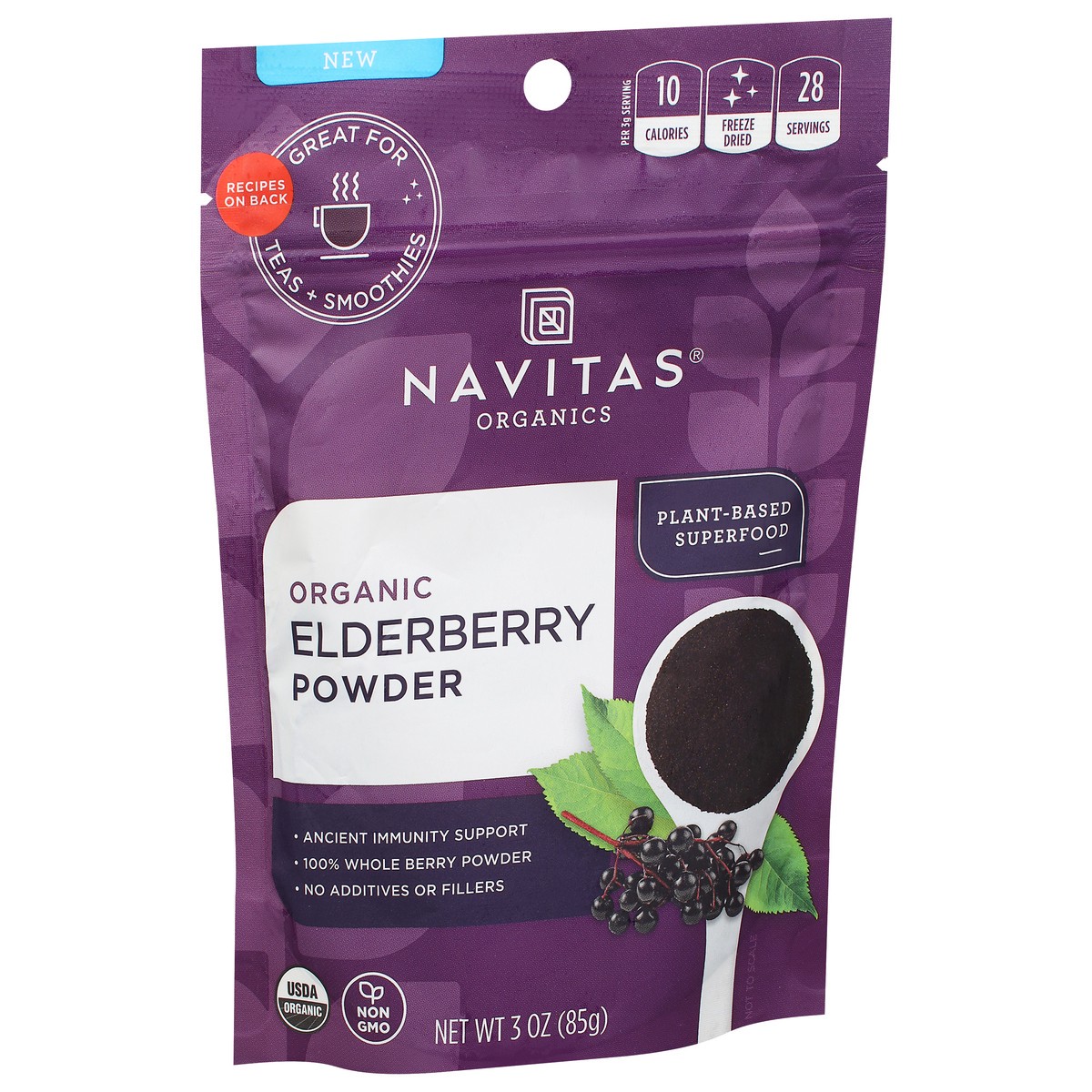 slide 7 of 9, Navitas Elderberry Powder, 3 oz