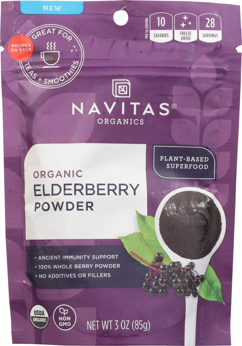 slide 6 of 9, Navitas Elderberry Powder, 3 oz