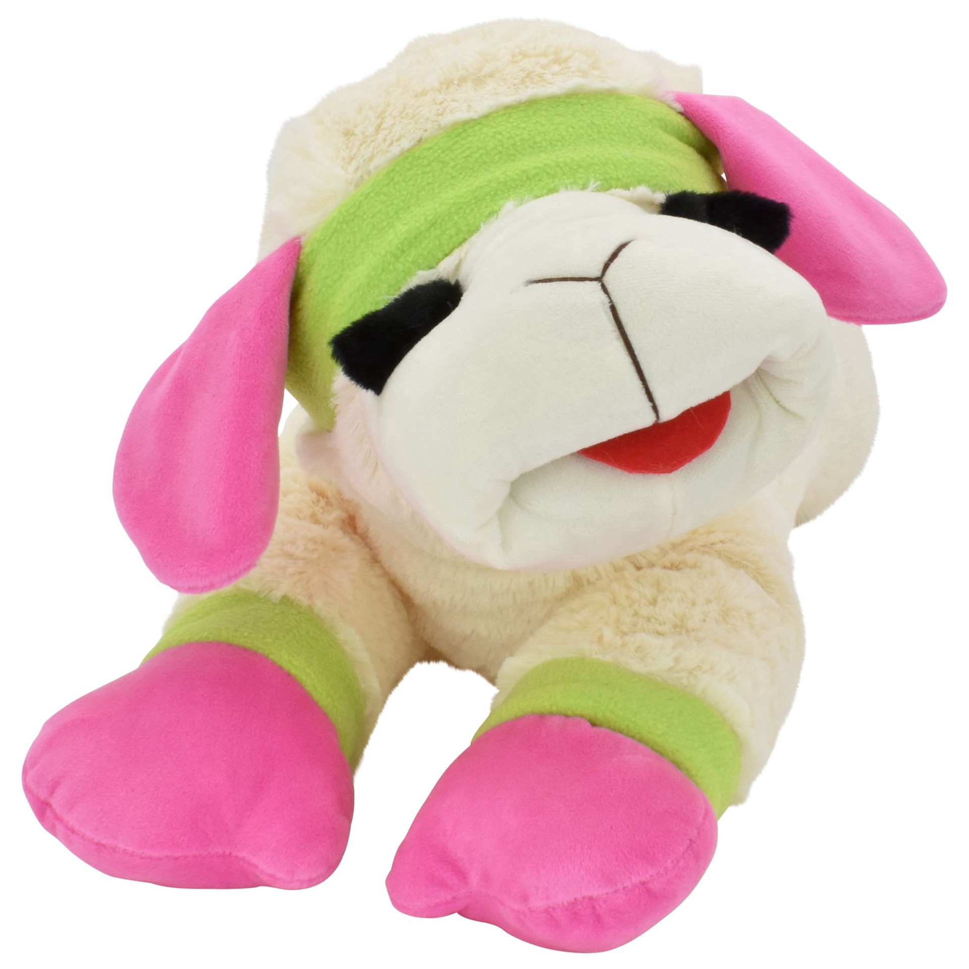 slide 1 of 1, Multipet International Jumbo Retro Lamb Chop with Sweatband for Dogs, XL