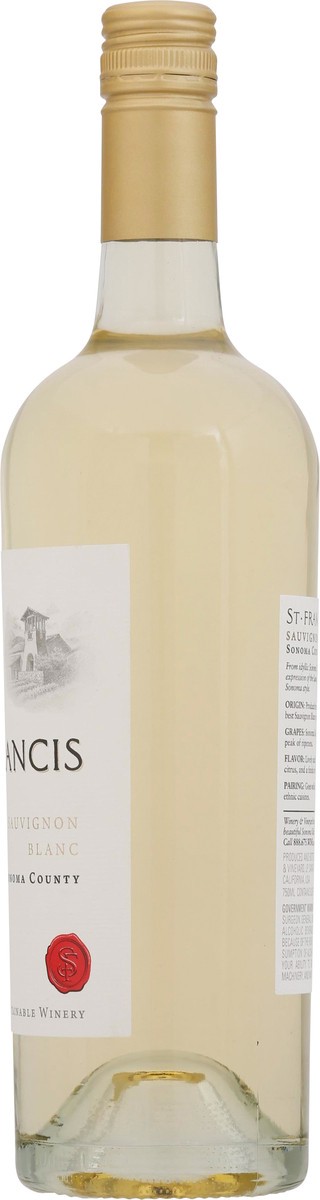 slide 6 of 10, St. Francis Sonoma County Sauvignon Blanc 750 ml, 750 ml