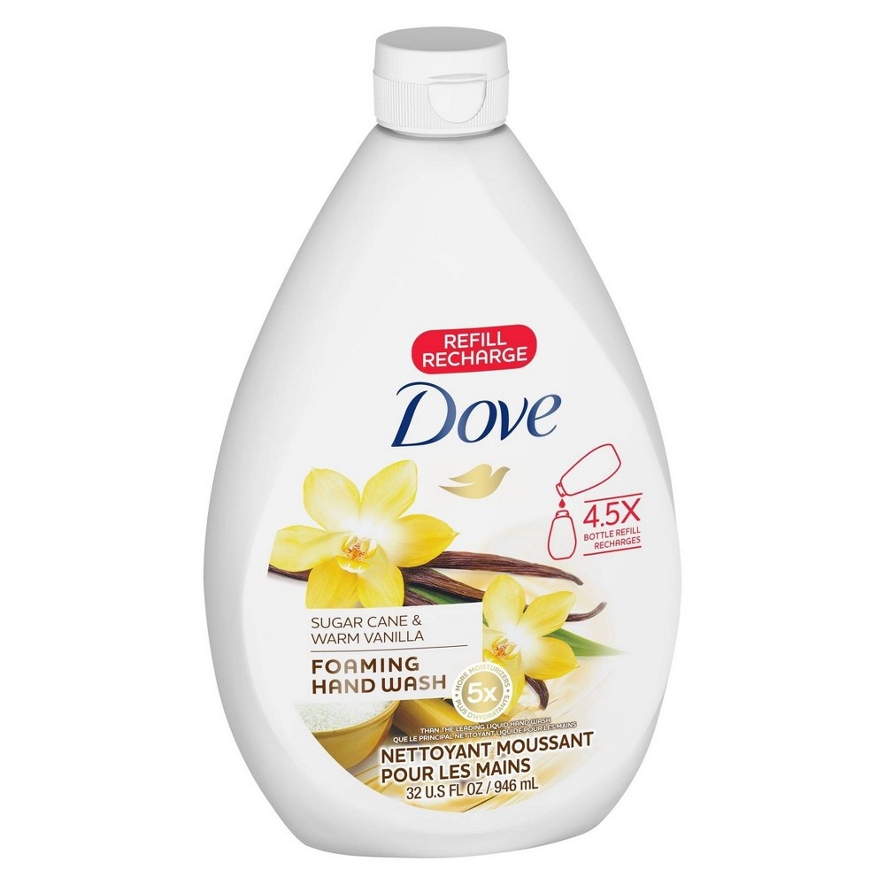 slide 3 of 7, Dove Hw Refill Sugar Cane Vanilla, 32 oz